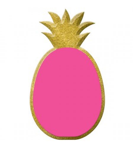 DECORAÇÃO ANANAZ ROSA E DOURADO ALOHA PARTY